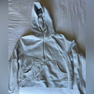 Scuba Oversized Half Zip Hoodie